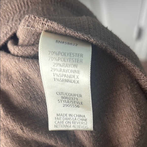 Max Studio Tan Flutter Sleeve Midi Dress for Casual Wear - Picture 5 of 7